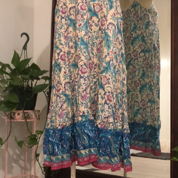 Oasis Print Strappy Midi Sundress SPELL Aesthetic